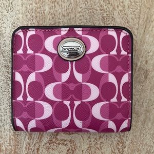 Coach bifold mini wallet